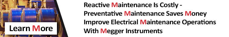 Megger Preventative Maintenance Solutions Promotion