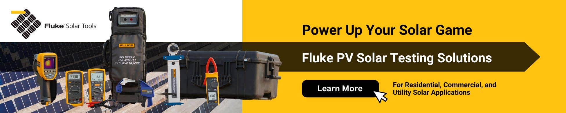 Fluke PV Solar Testing Solutions