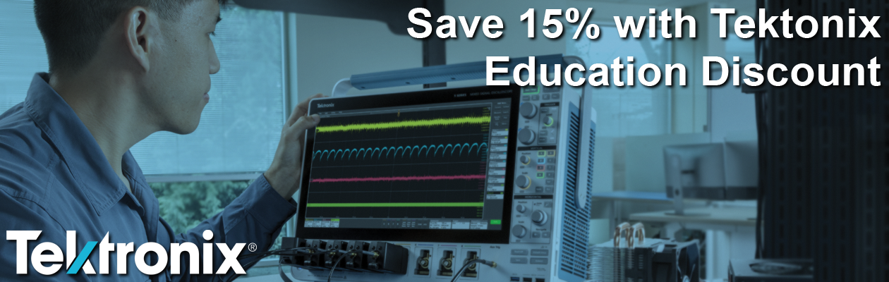 Save up to 15% with Tektronix Educational Program